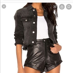 EC Kendall & Kylie Raw hem Denim Jacket